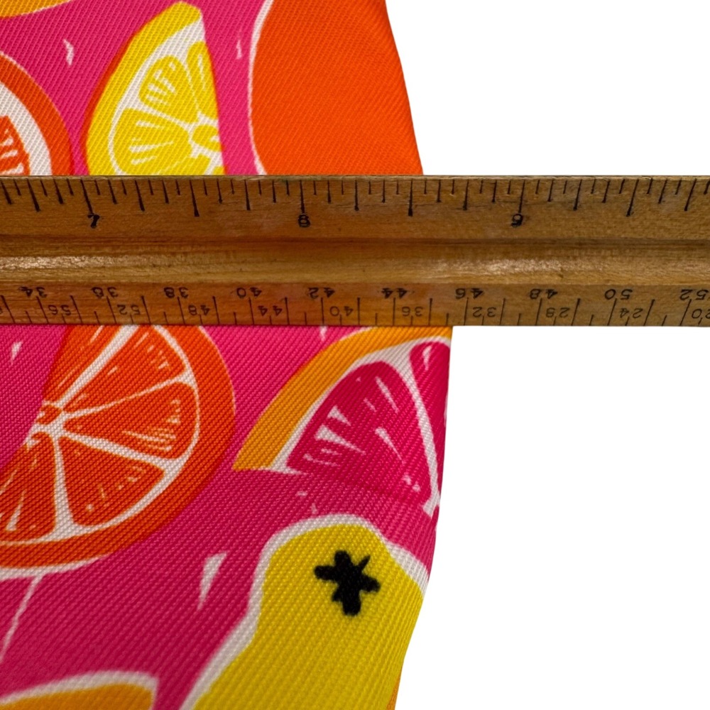 Clinique Cosmetic Pouch Set Women OS Pink Fruit Print Watermelon Citrus 2pc - Picture 5 of 8